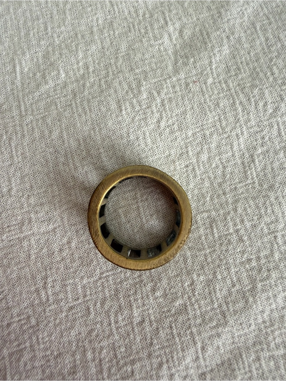 Gold-Tone Rhinestone Statement Ring - Picture 3 of 7